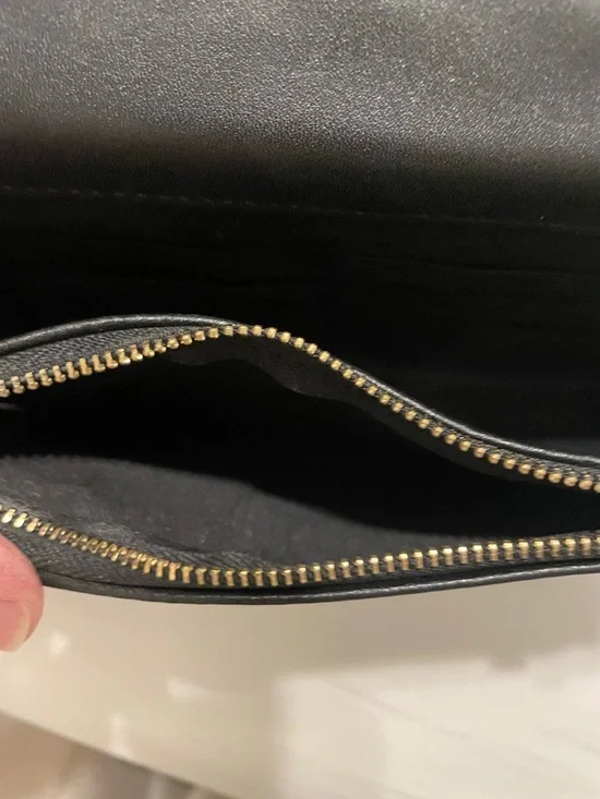 bebe Black Quilted Crossbody with Gold Plate - Picture 7 of 9